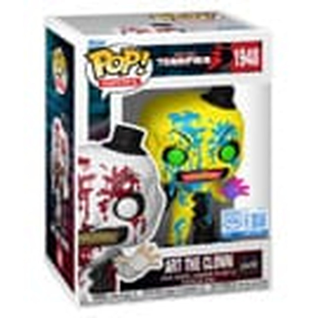 Image produit Terrifier POP! Movies figurine en vinyle Art the Clown (BD) w/CH heo exclusive assortiment (6) 9 cm