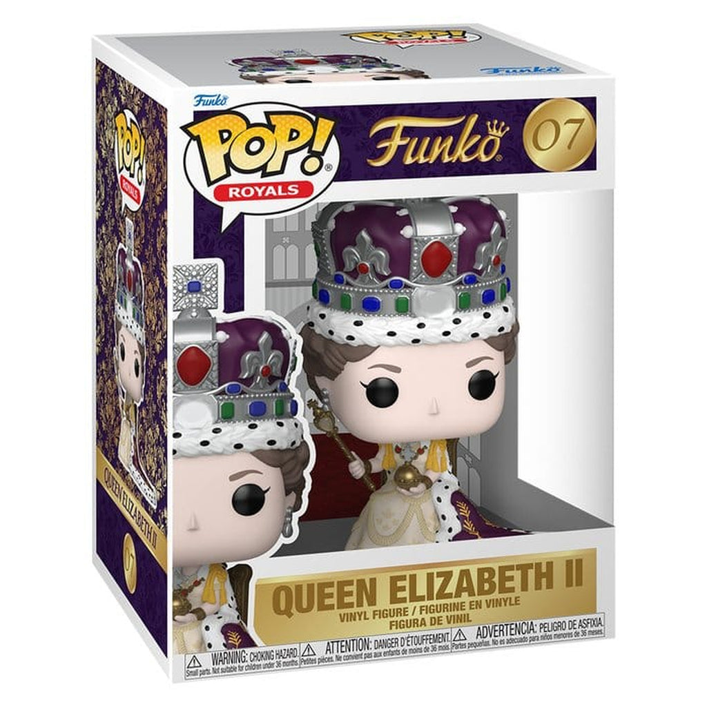 Image produit Queen Elizabeth II POP! Premium figurine en vinyle 100th - Queen Elizabeth II (Coronation) 9 cm