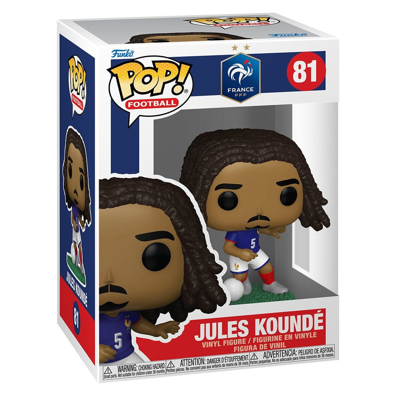 Image produit EFL POP! Figurine Vinyle Football France - Jules Kounde 9 cm