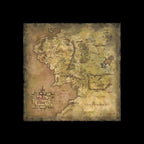 Image produit Le Seigneur des Anneaux Tirage d’art Parchment Map of Middle-earth 59 x 30 cm