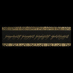 Product image The Lord of the Rings Leather Bookmark The One Ring Inscription