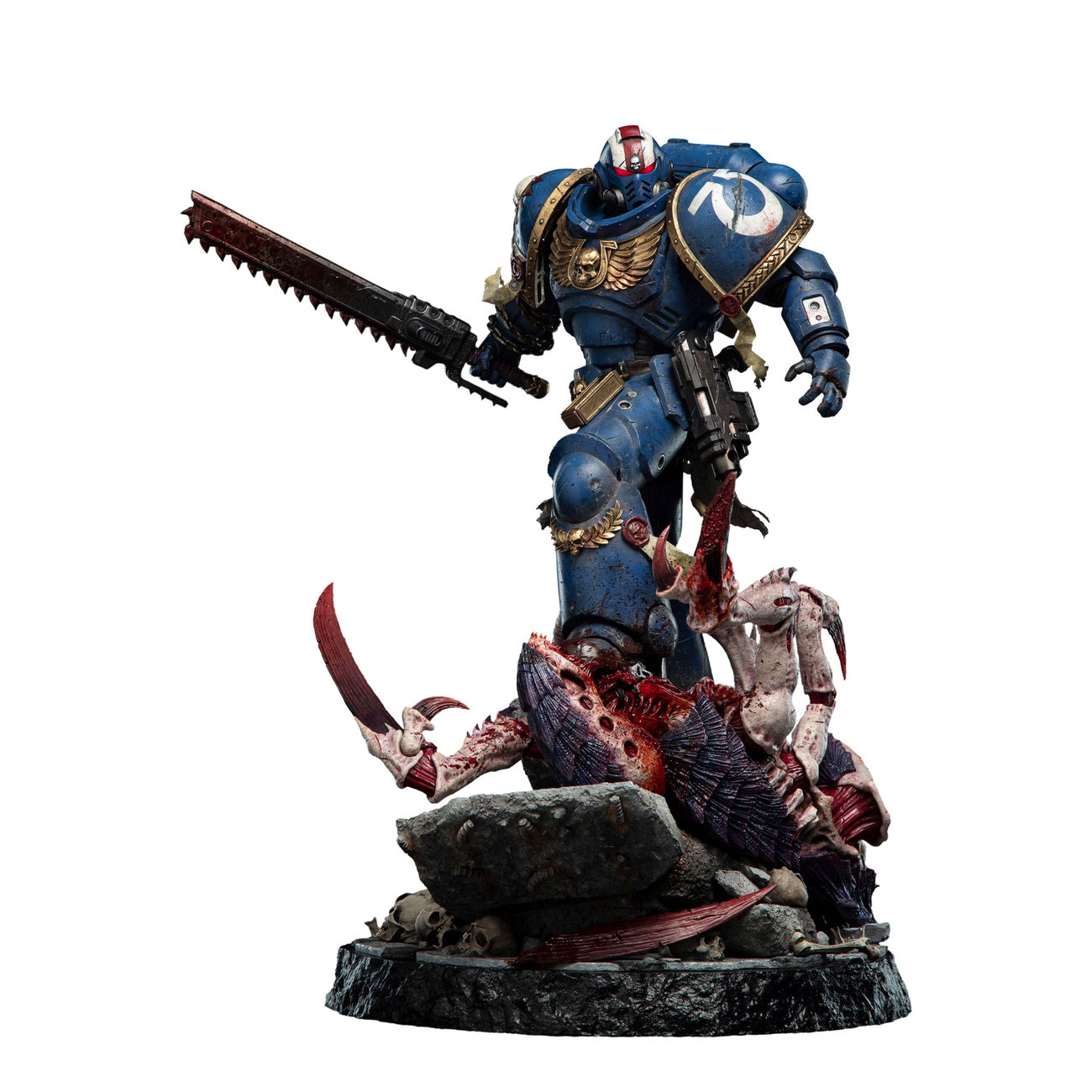 Image produit Warhammer 40,000: Space Marine 2 Statue 1/6 Lieutenant Titus Battleline Edition 63 cm