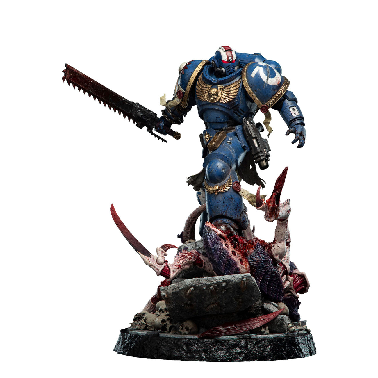 Image produit Warhammer 40,000: Space Marine 2 Statue 1/6 Lieutenant Titus Battleline Edition 63 cm