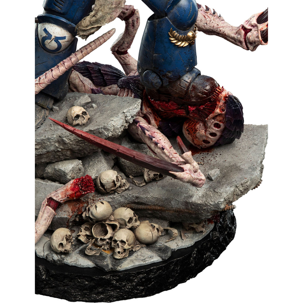 Image produit Warhammer 40,000: Space Marine 2 Statue 1/6 Lieutenant Titus Battleline Edition 63 cm