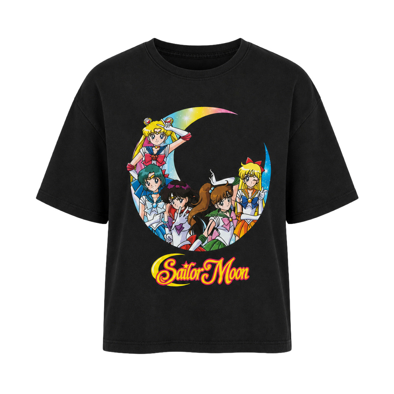 Image produit Sailor Moon - T-shirt femmes Sailor Guerrières noir