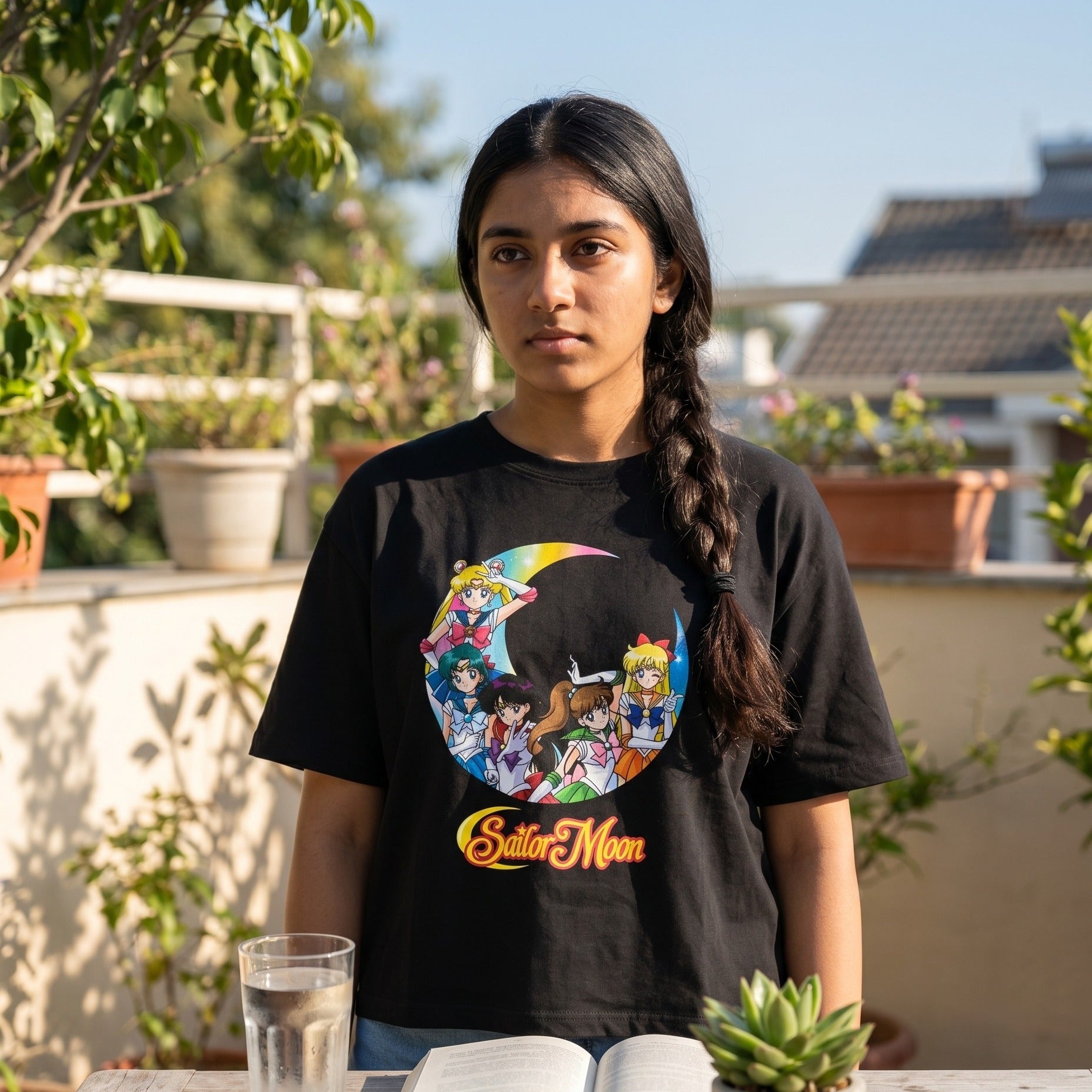 Image produit Sailor Moon - T-shirt femmes Sailor Guerrières noir