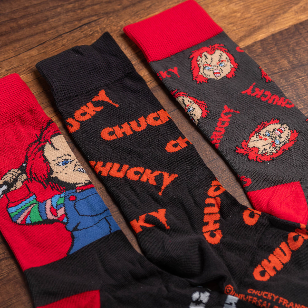 Image produit Chucky - Lot de 3 paires de chaussettes dans une boîte cadeau