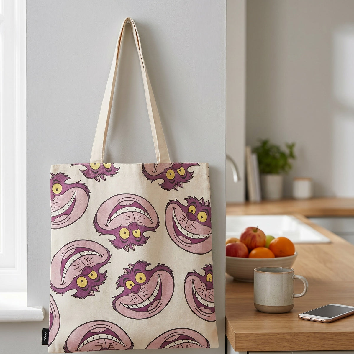 Image produit Sac tote Cheshire Cat - Alice au pays des merveilles