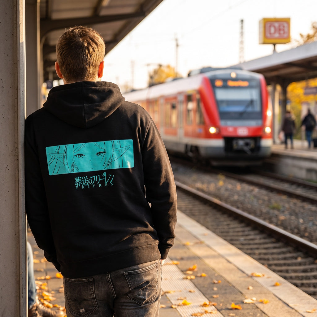 Image produit Frieren - Sweat à capuche noir