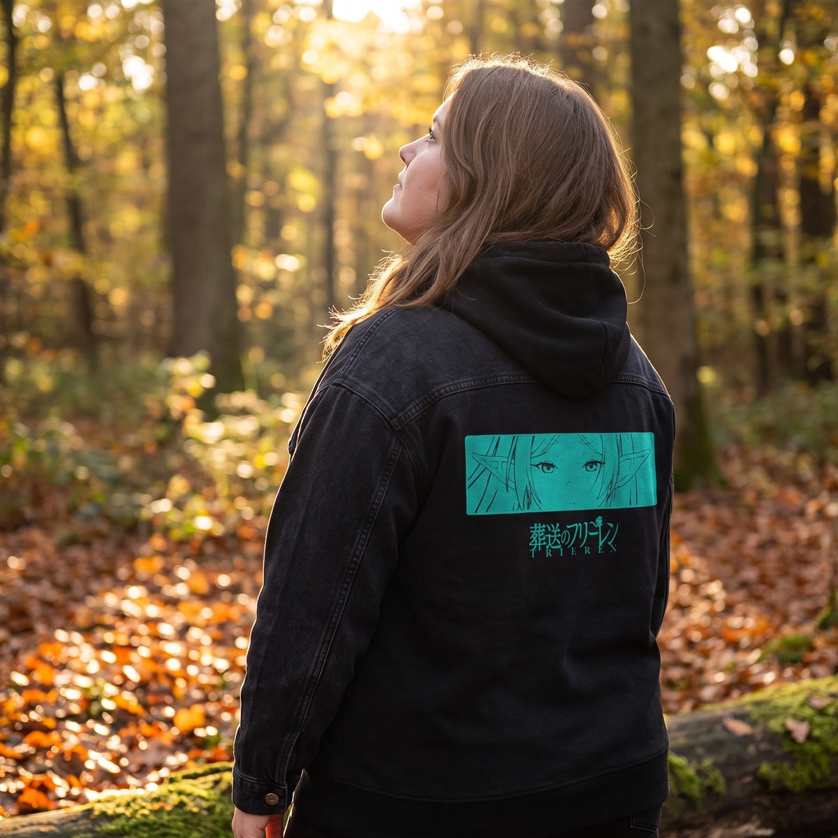 Image produit Frieren - Sweat à capuche noir