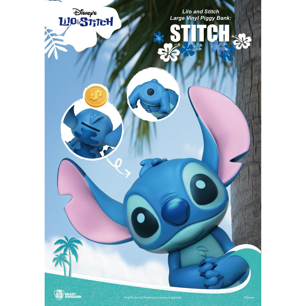 Image produit Lilo & Stitch Tirelire en vinyle Stitch 44 cm