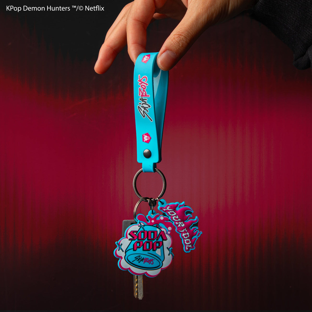 Product image KPop Demon Hunters Wrist Keychain Soda Pop