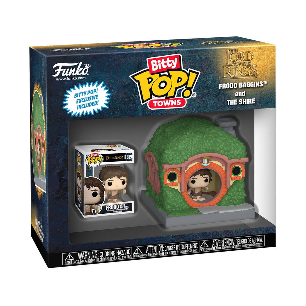 Image produit Le Seigneur des Anneaux Figurine Vinyle Bitty POP! Town Frodon dans la Comté