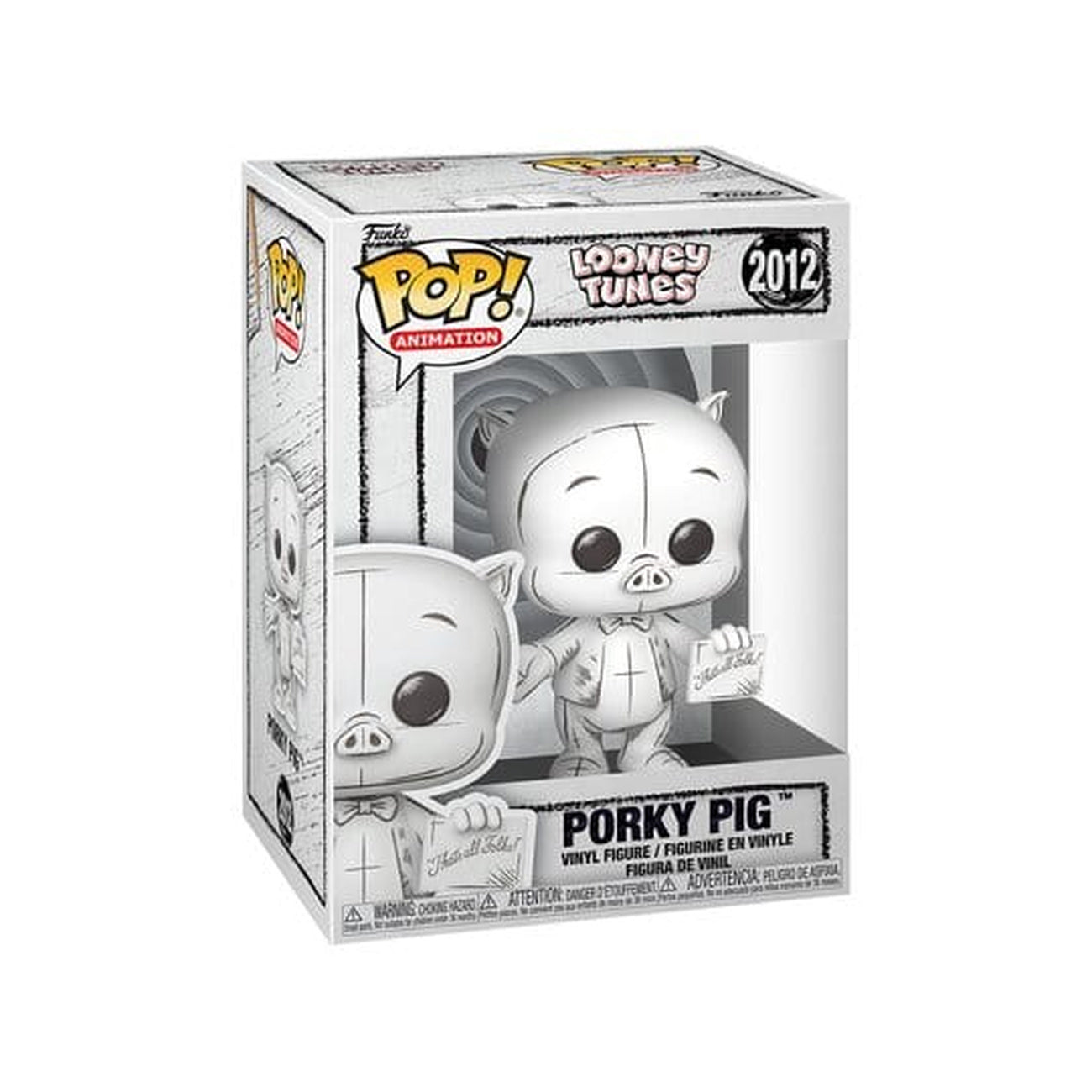 Image produit Looney Tunes POP! Animation figurine en vinyle Porky Pig ? 9 cm