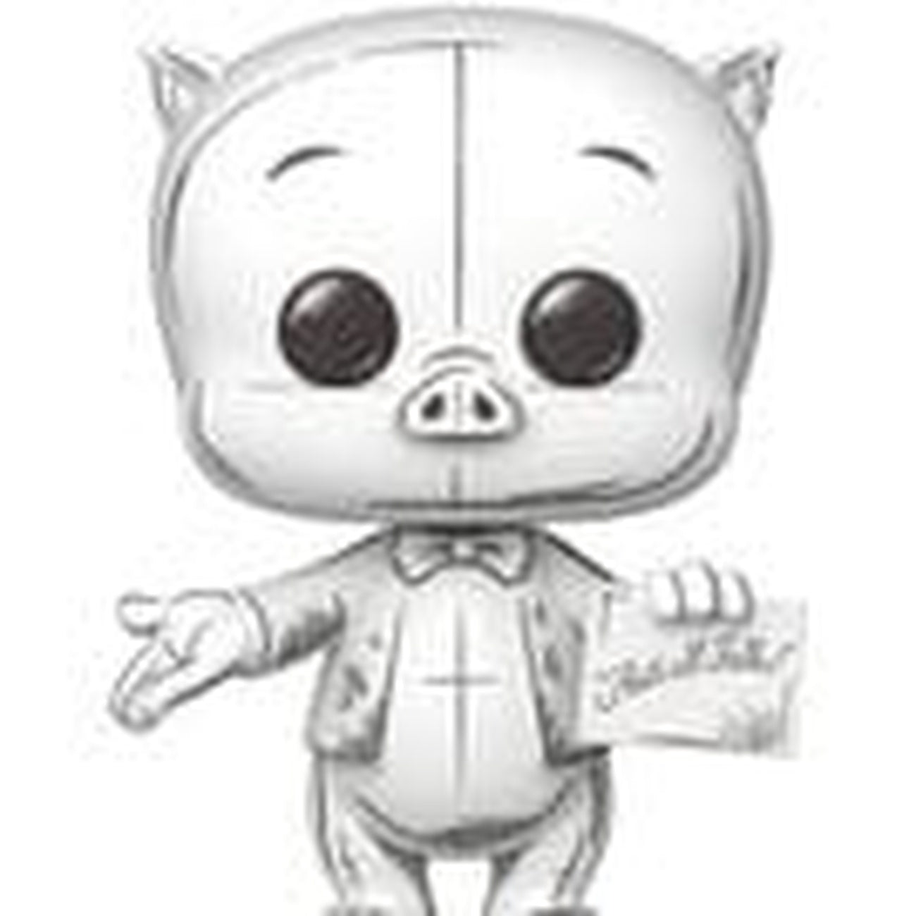 Image produit Looney Tunes POP! Animation figurine en vinyle Porky Pig ? 9 cm