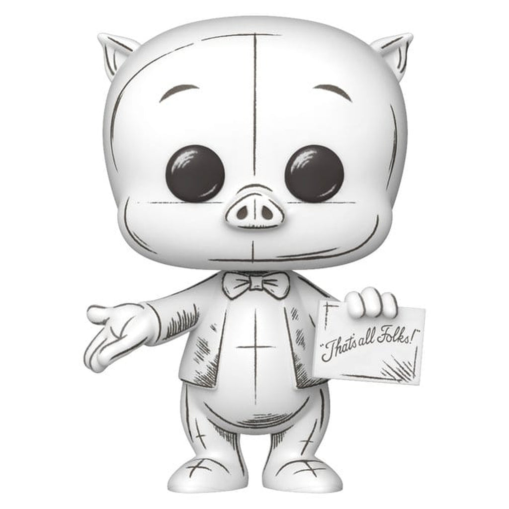 Image produit Looney Tunes POP! Animation figurine en vinyle Porky Pig ? 9 cm