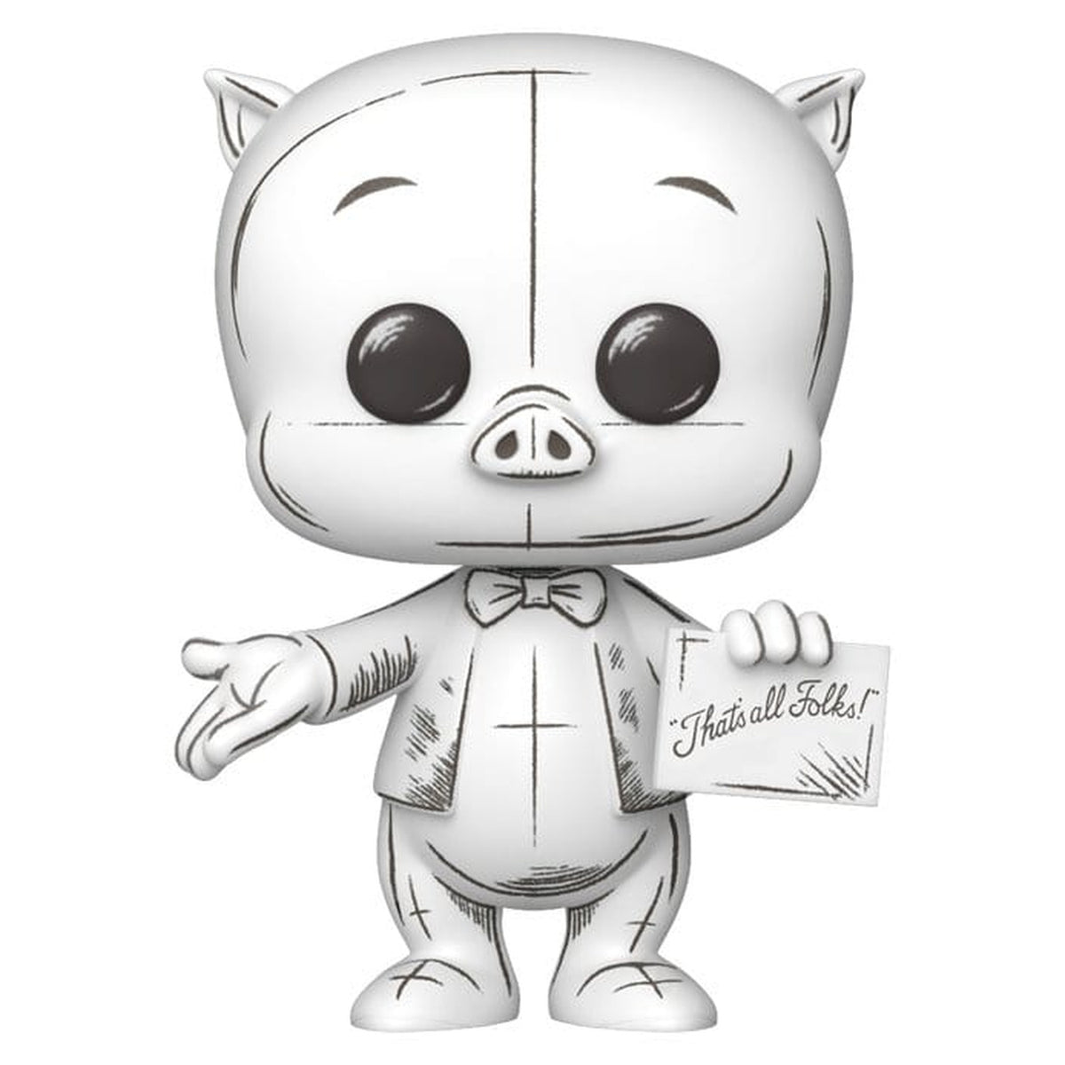 Image produit Looney Tunes POP! Animation figurine en vinyle Porky Pig ? 9 cm