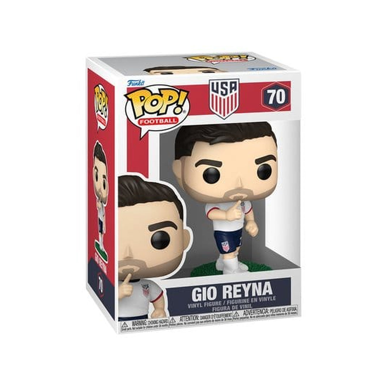 Image produit EFL POP! Figurine en vinyle Football USA – Giovani Reyna 9 cm