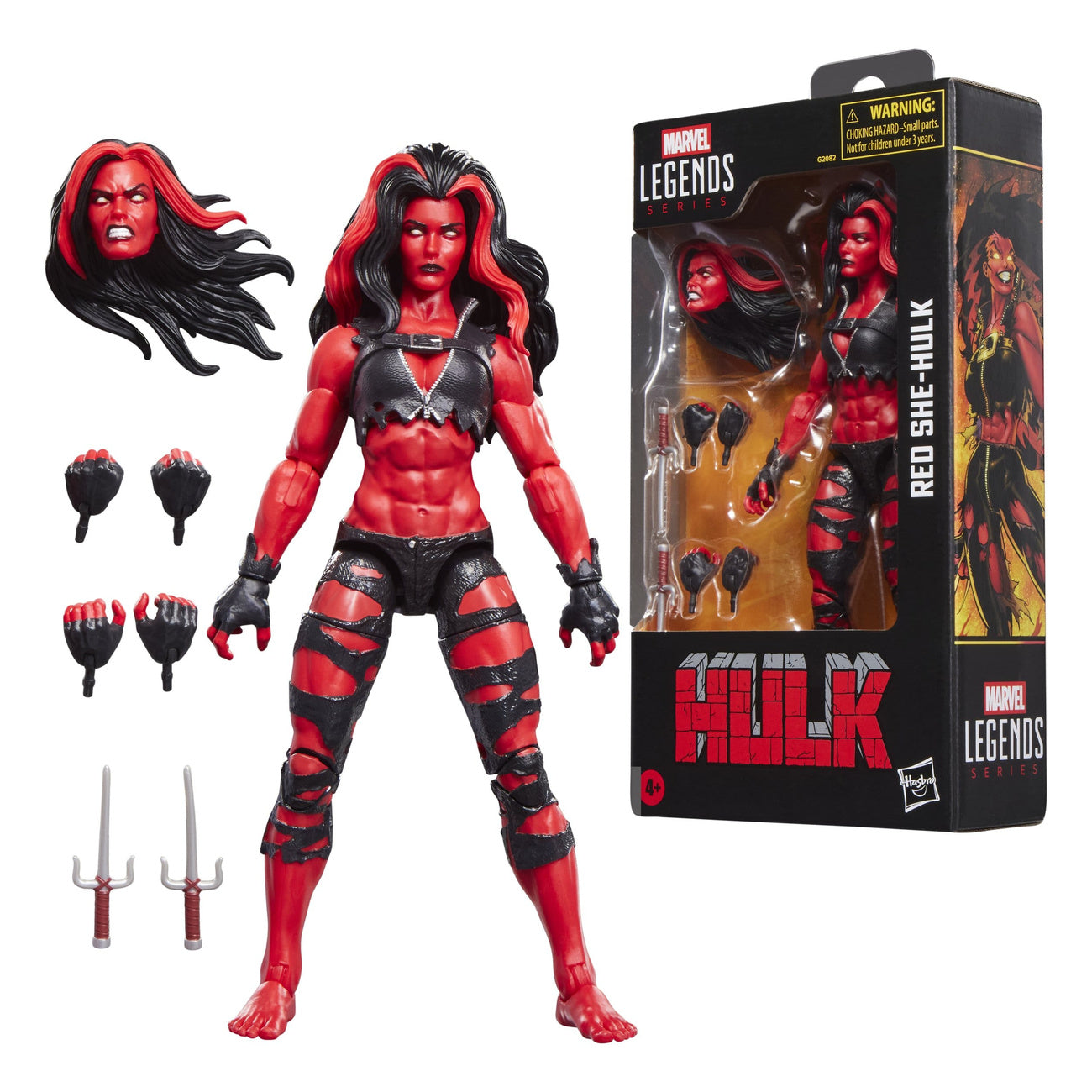 Image produit Hulk Marvel Legends figurine d’action Red She-Hulk 15 cm