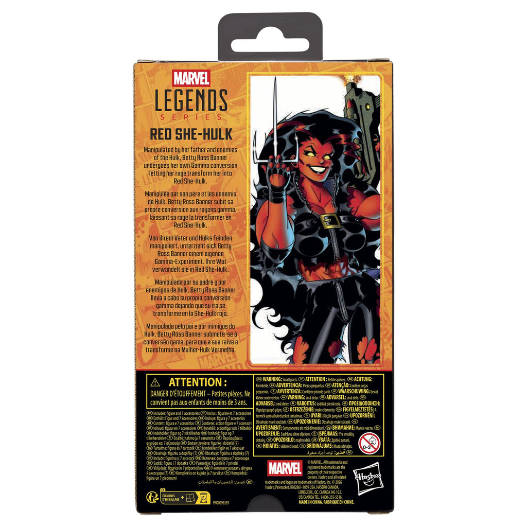 Image produit Hulk Marvel Legends figurine d’action Red She-Hulk 15 cm