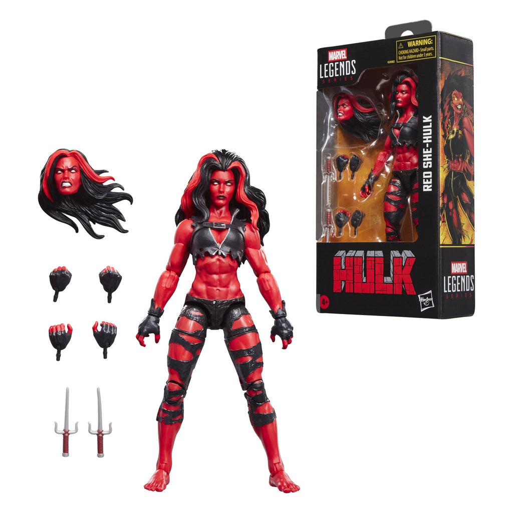 Image produit Hulk Marvel Legends figurine d’action Red She-Hulk 15 cm