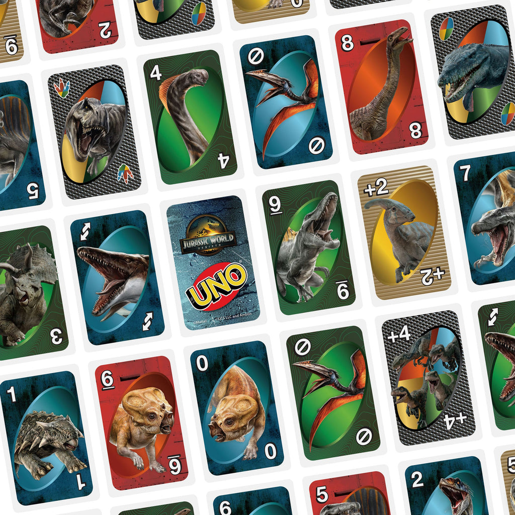 Image produit Jurassic World : La Renaissance – Jeu de cartes UNO