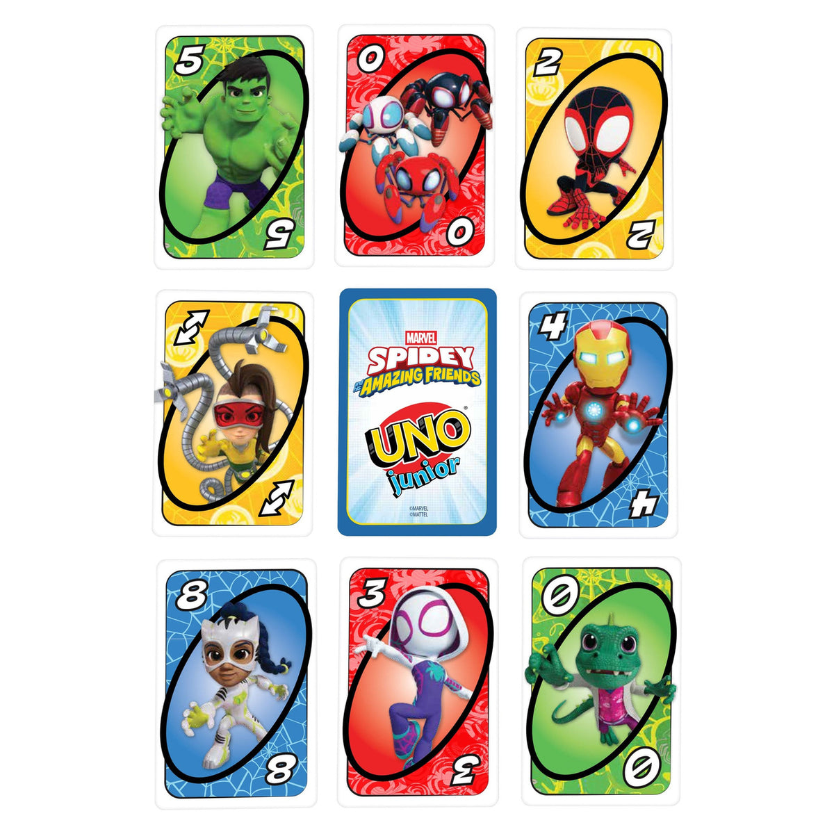 Image produit Spidey et ses Amis Extraordinaires – Jeu de cartes UNO Junior