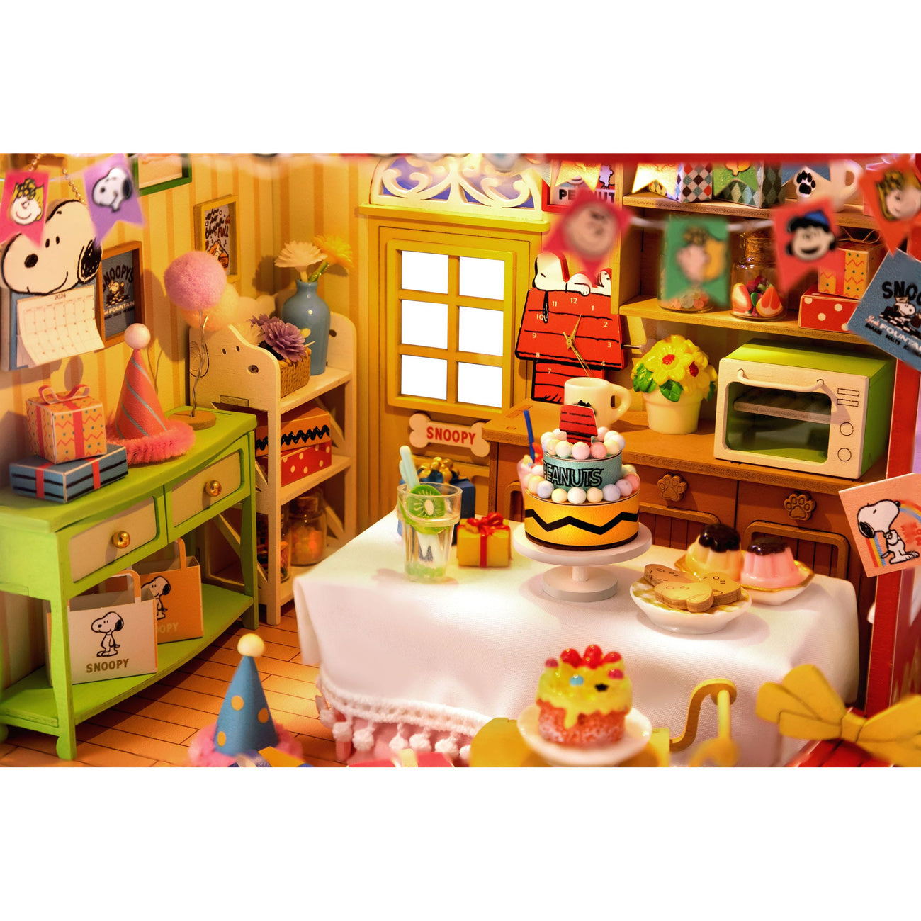 Image produit Les Peanuts Puremind Set de construction Birthday Party