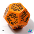 Image produit Viridian Dice Dé Jumbo Générateur de Pièges D12 Orange