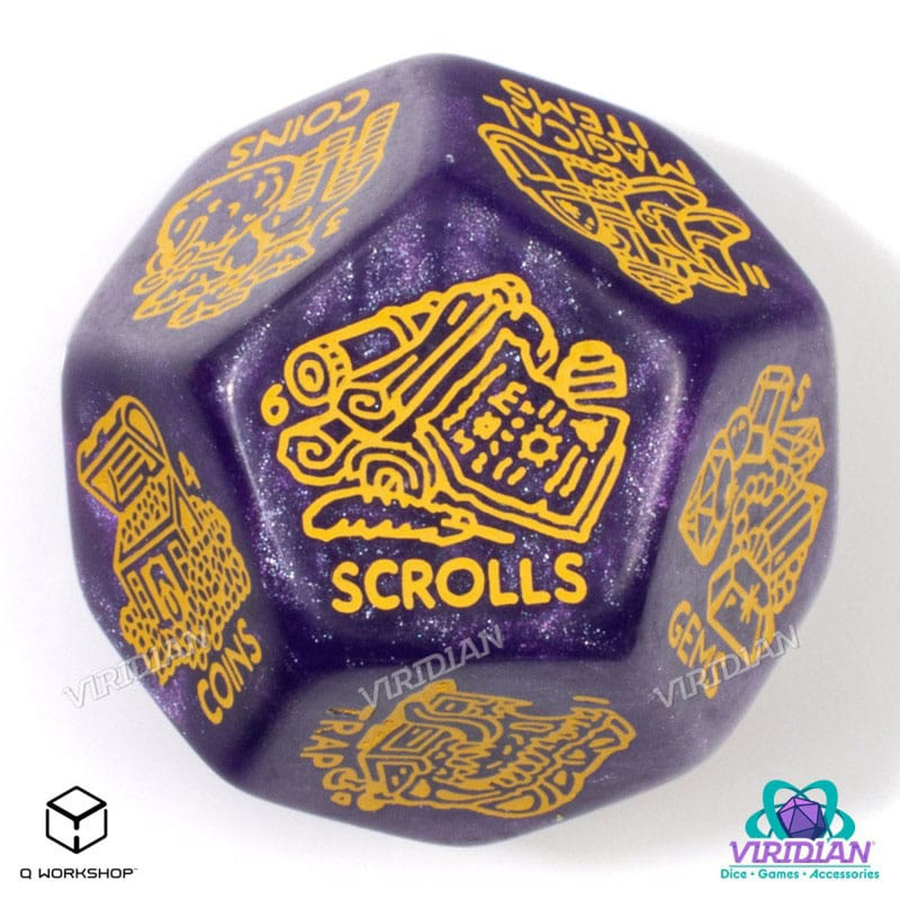 Image produit Viridian Dice Dé Jumbo Générateur de Trésors D12