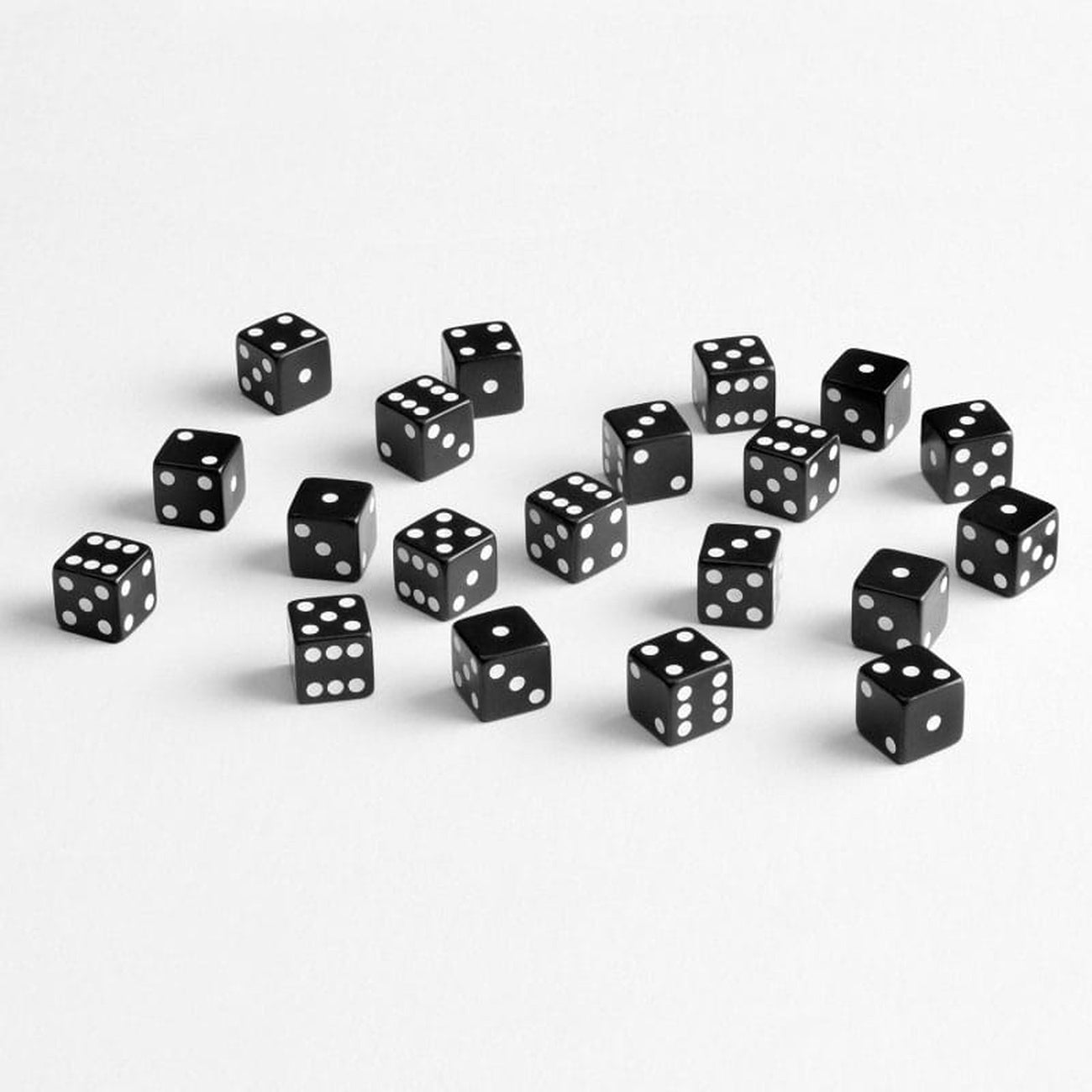 Product image Q Workshop Dice Set Full Pack D6 Black (20)