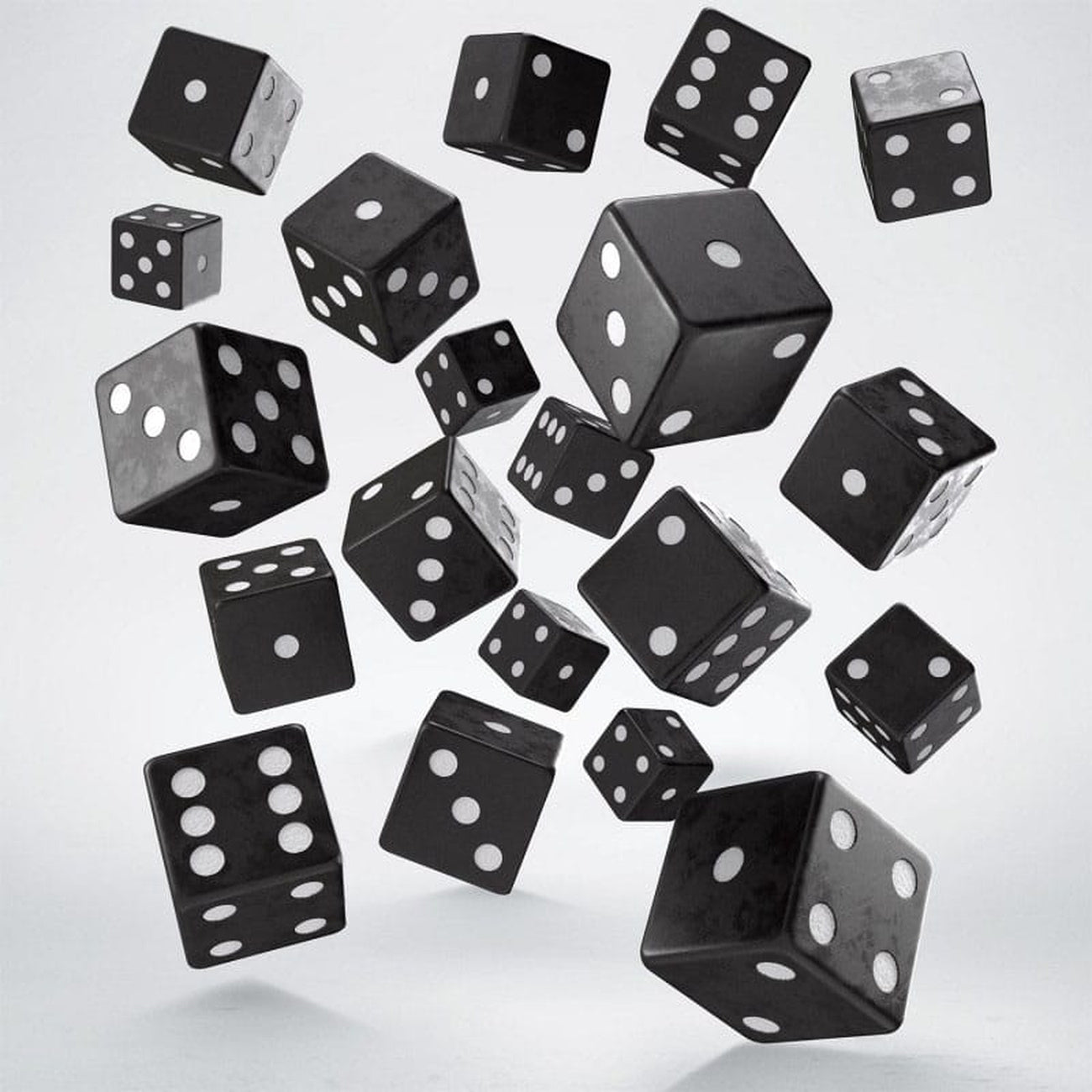 Product image Q Workshop Dice Set Full Pack D6 Black (20)