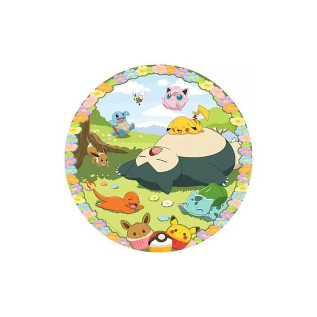 Image produit Puzzle rond Pokémon Pokémon fleuris (500 pièces)
