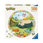 Image produit Puzzle rond Pokémon Pokémon fleuris (500 pièces)