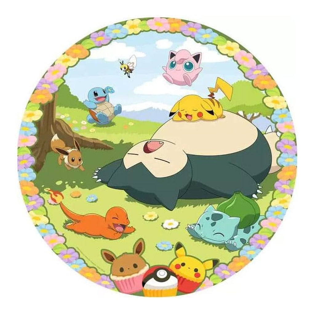 Image produit Puzzle rond Pokémon Pokémon fleuris (500 pièces)