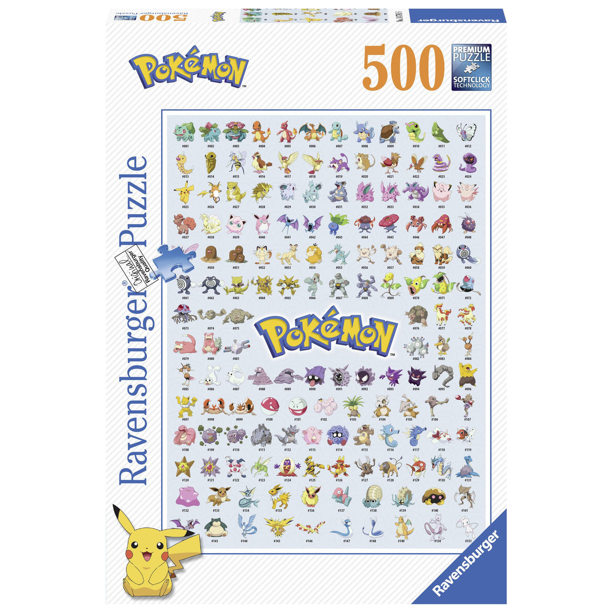 Image produit Puzzle Pokémon Pokédex Pokémon (500 pièces)