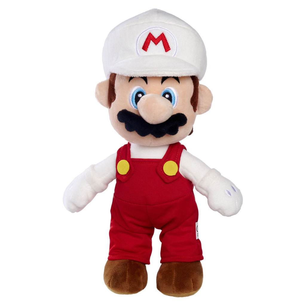 Image produit Super Mario Peluche Mario de feu 30 cm