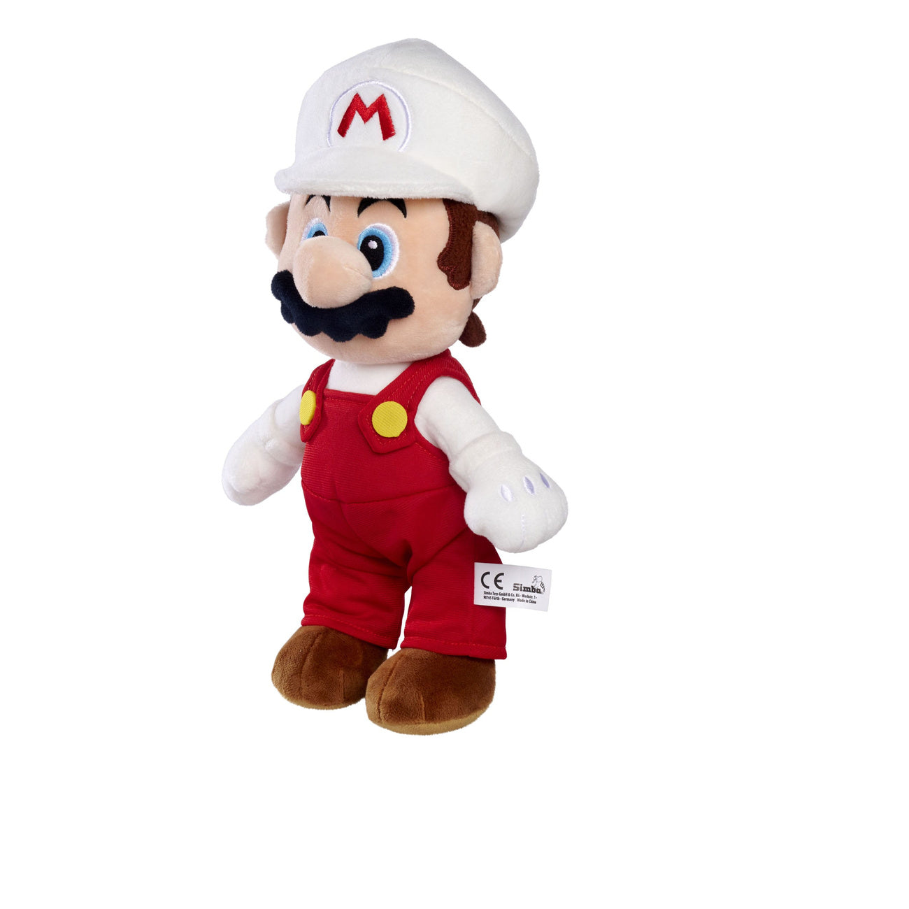 Image produit Super Mario Peluche Mario de feu 30 cm