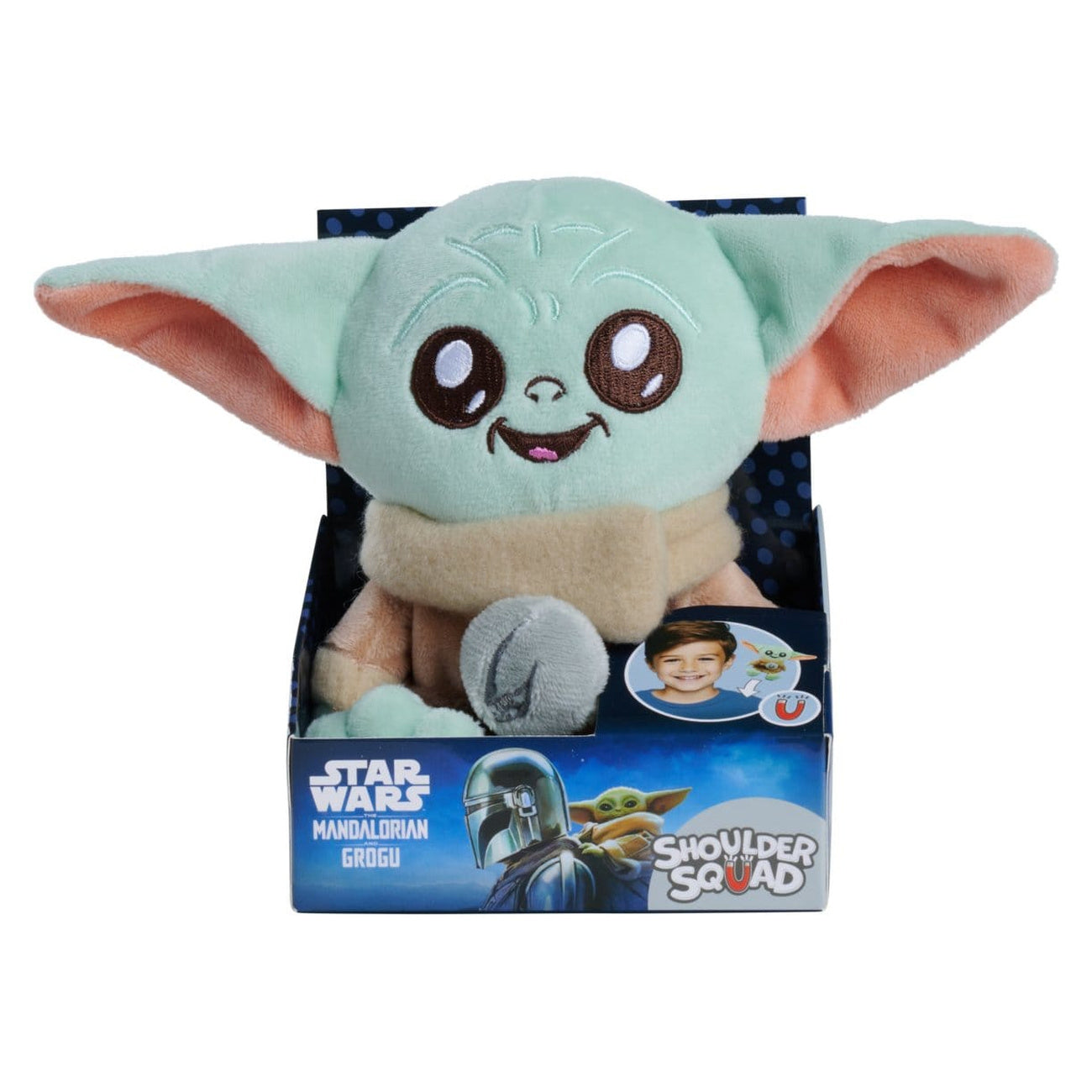 Image produit Star Wars The Mandalorian Figurine peluche Grogu pour épaule 13 cm