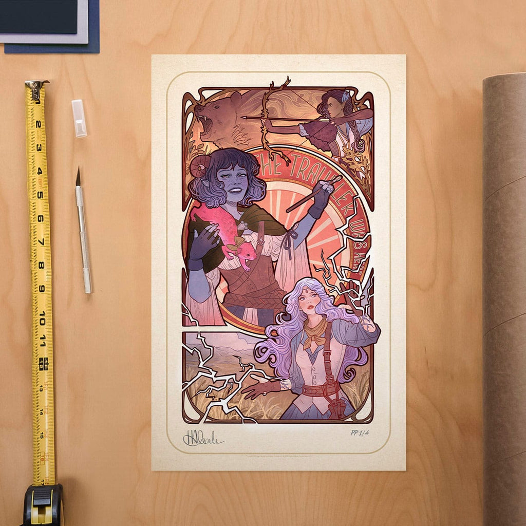 Image produit Critical Role Impression d’art Laura Bailey : 10e anniversaire