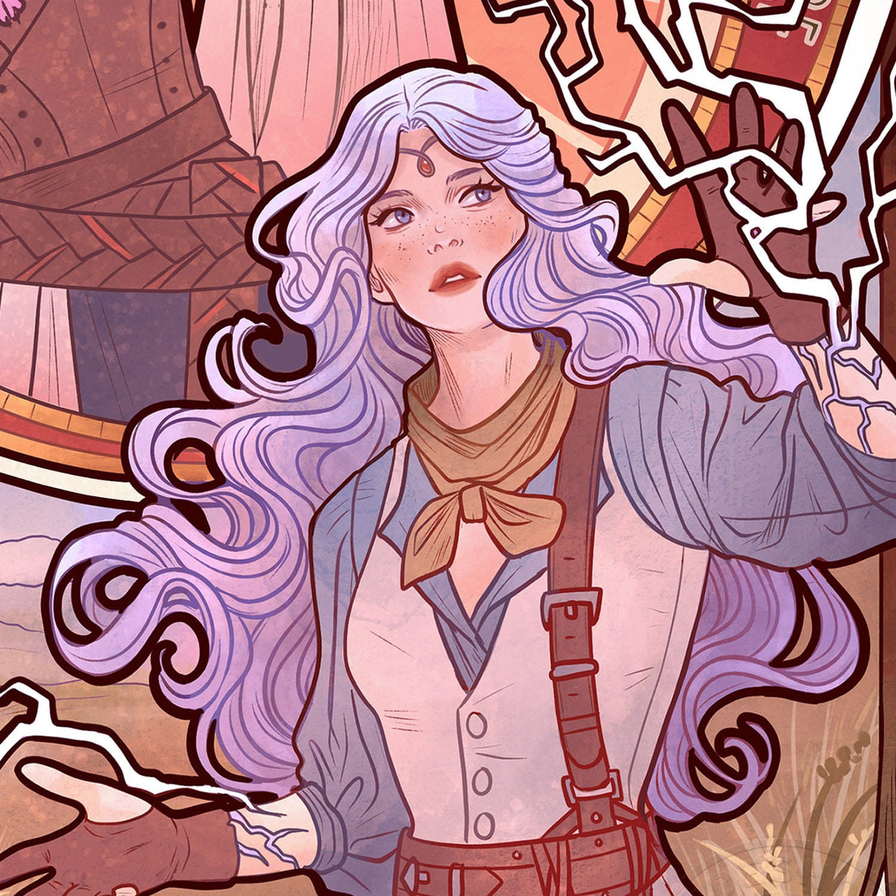 Image produit Critical Role Impression d’art Laura Bailey : 10e anniversaire