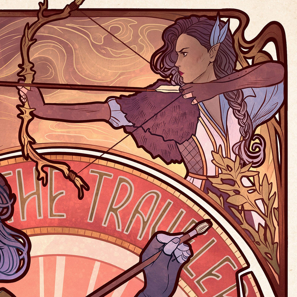 Image produit Critical Role Impression d’art Laura Bailey : 10e anniversaire