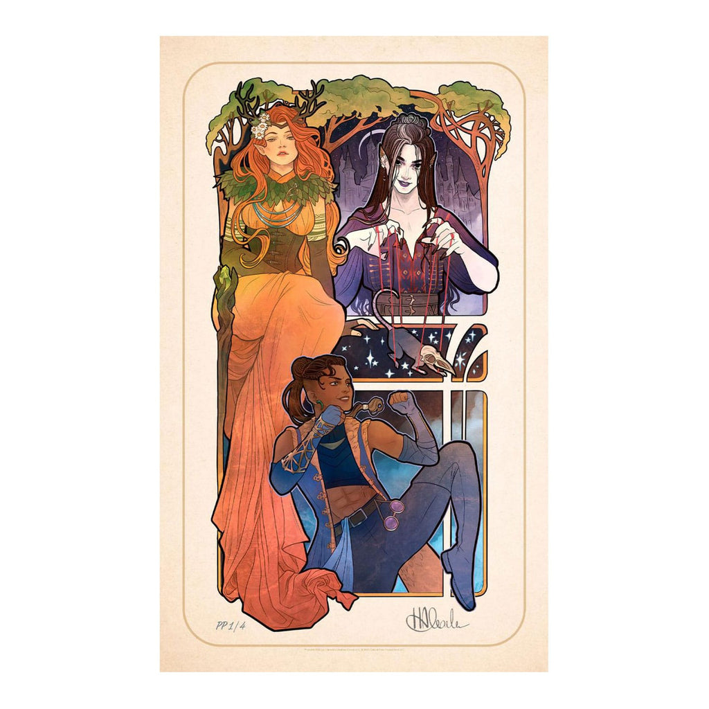 Image produit Critical Role Affiche d’Art Marisha Ray : 10e Anniversaire