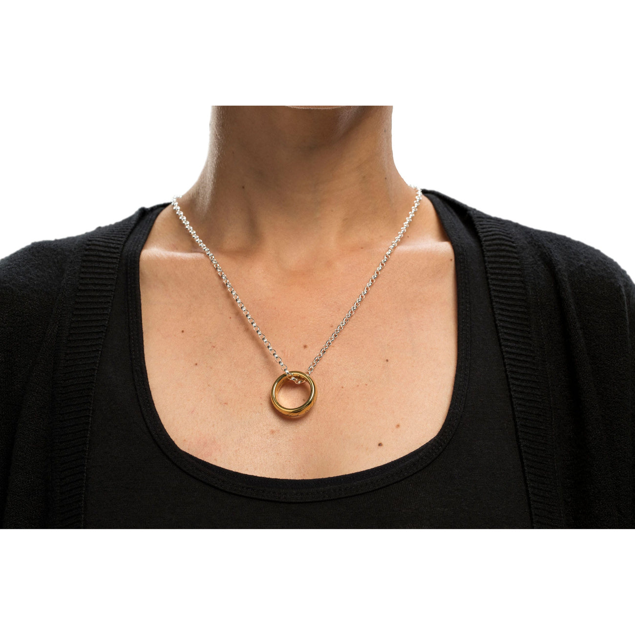 Image produit Le Seigneur des Anneaux Bague en tungstène L’Anneau Unique (doré) Taille