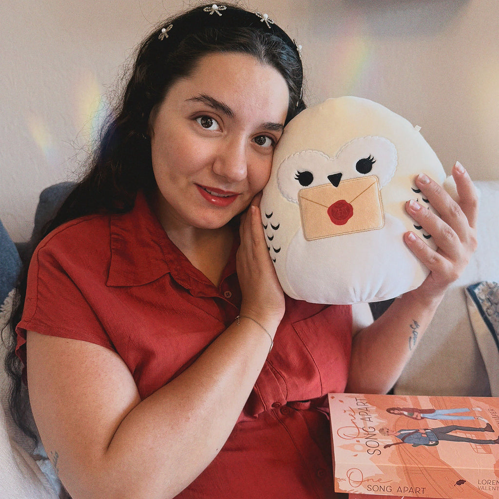 Image produit Hedwige avec lettre de Poudlard peluche Squishmallows - Harry Potter