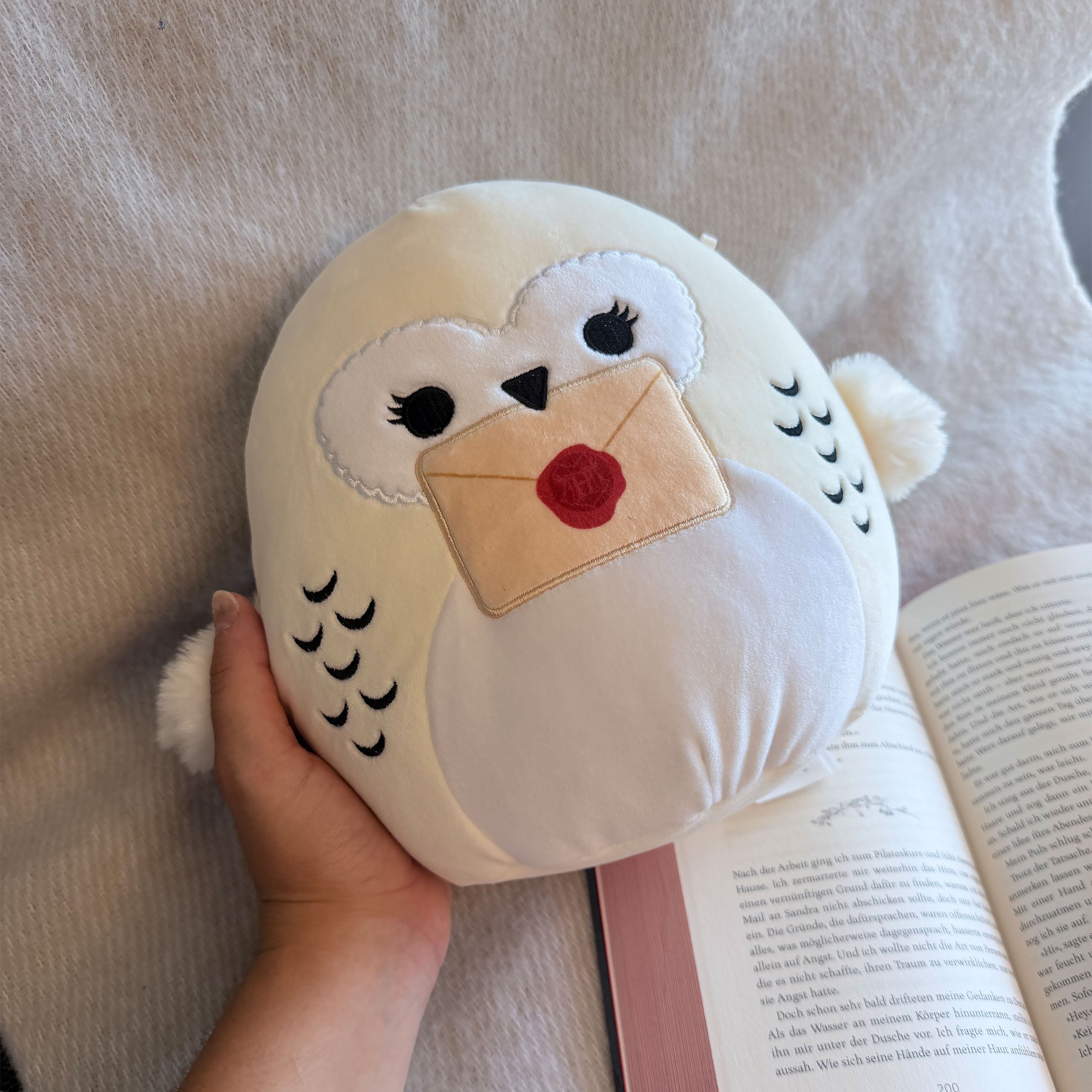 Product image Hedwig with Hogwarts Letter Squishmallows Plush Figure - Harry Potter