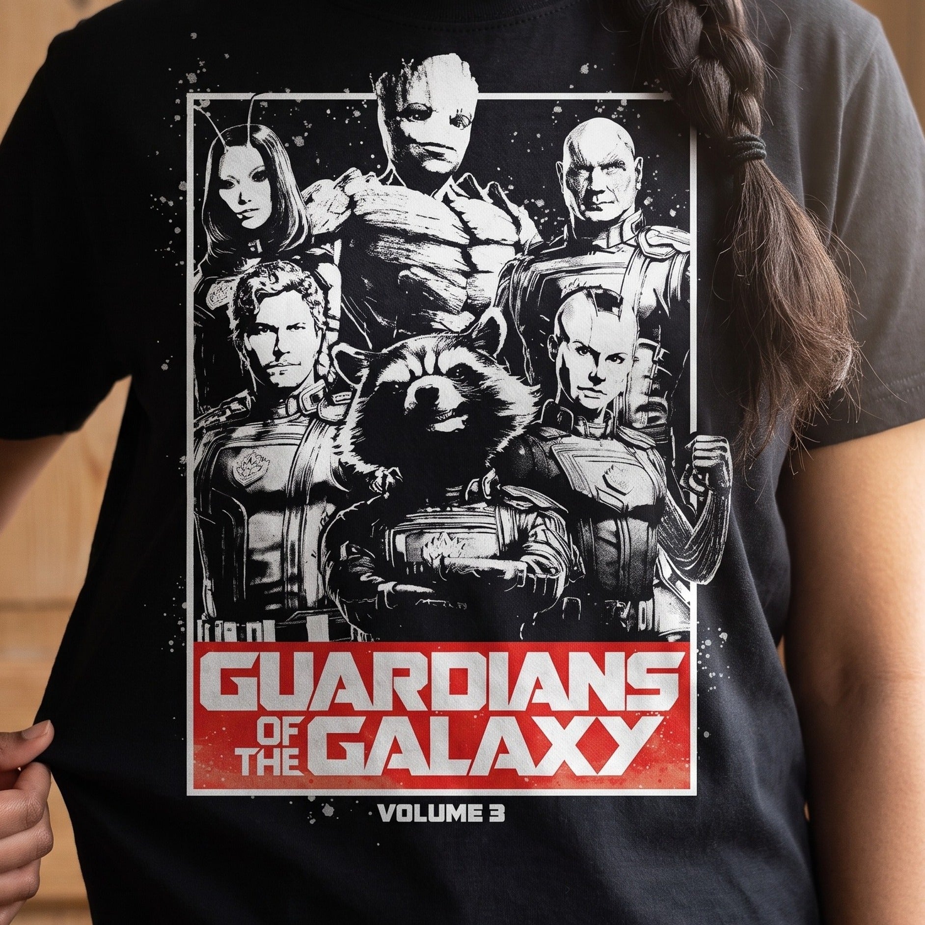Image produit T-shirt Guardians Vol. 3 noir - Les Gardiens de la Galaxie