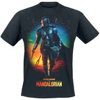 Image produit T-shirt Through The Galaxy noir – Star Wars The Mandalorian