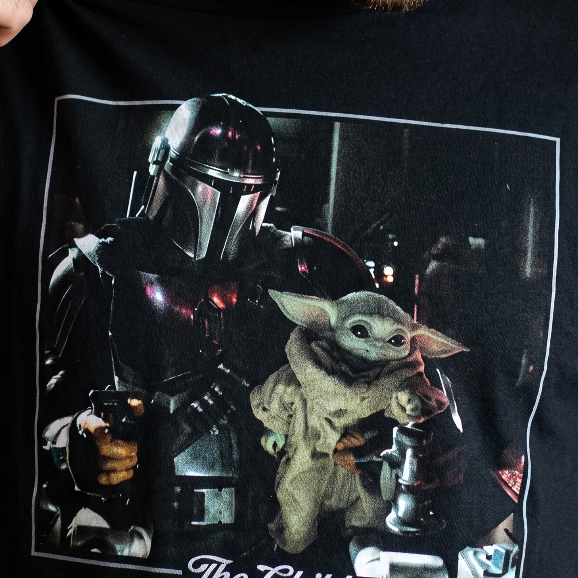 Product image The Child is My Co-Pilot T-Shirt Black - Star Wars The Mandalorian