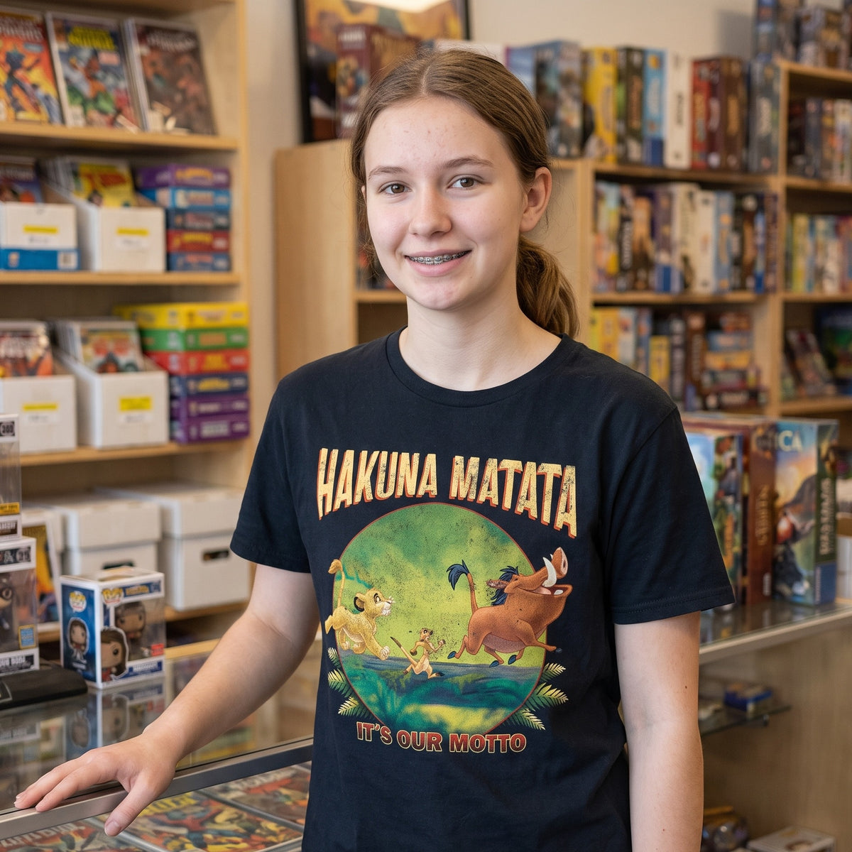 Image produit Le Roi Lion - T-shirt Hakuna Matata